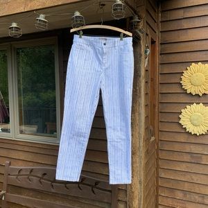 Chico’s Pin Striped Jeans